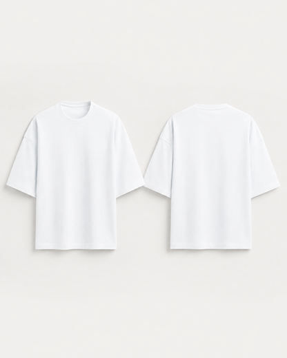 Premium 260 GSM Terry Oversized T-Shirt – Unisex Drop Shoulder Tee